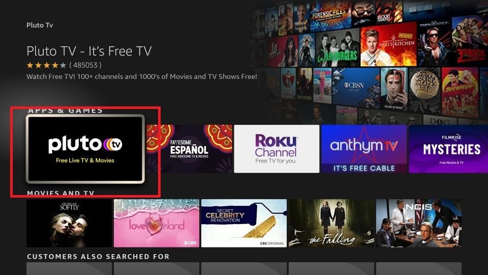 Pluto TV on FireStick
